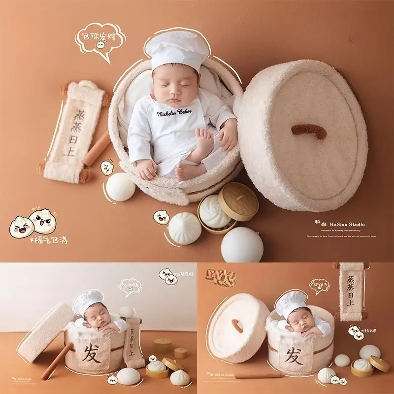 Baby Chef Thriving Theme Set - Newborn Photography Props - Image 2